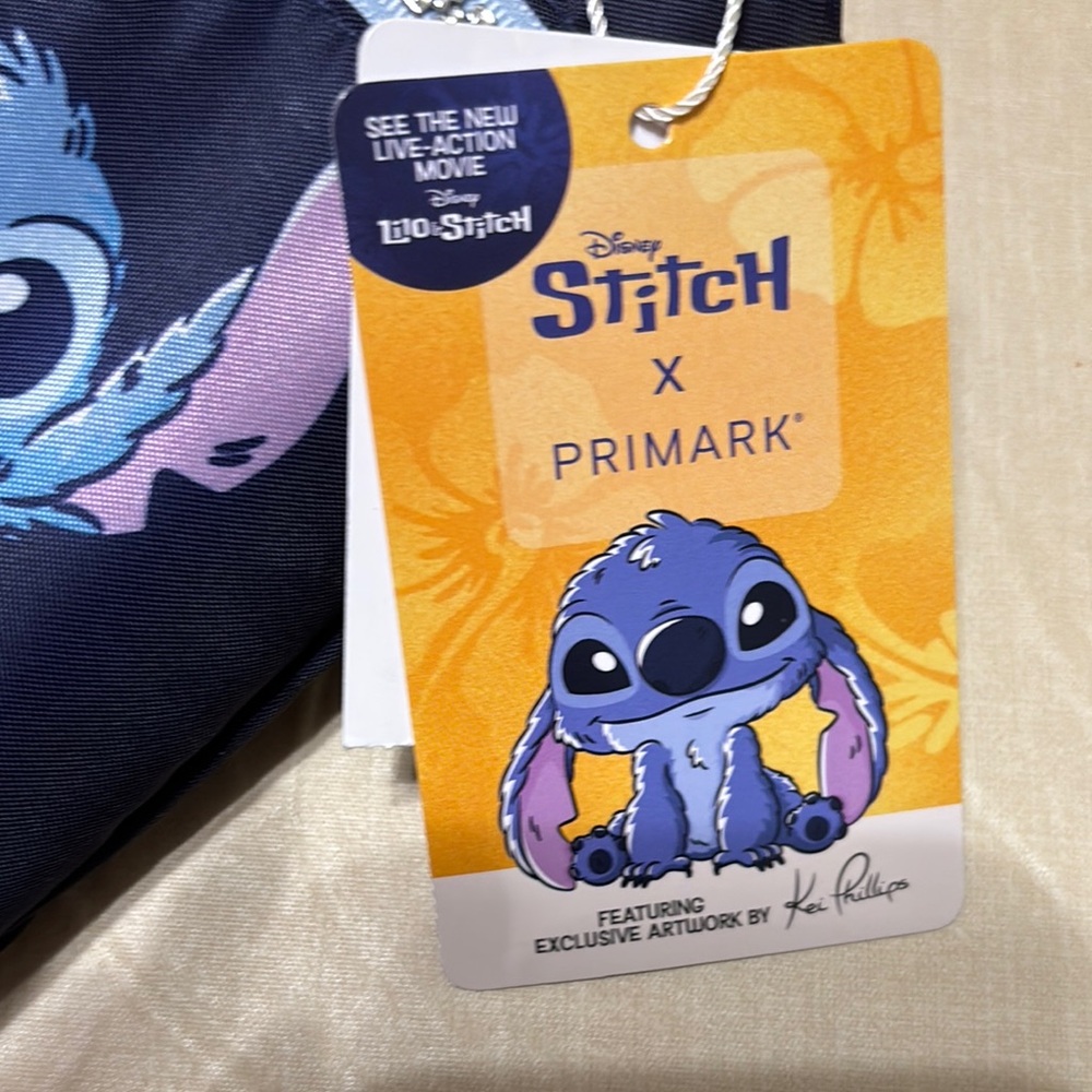Stitch x Primark Compact Travel Backpack - NWT - HP✨💖✨ - Picture 2 of 7